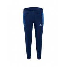 Erima Training Pants Six Wings Worker long (100% Polyester, sporty fit) royal blue/navy blue Women